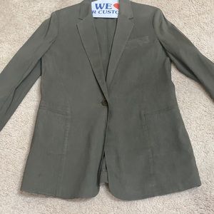 Theory Blazer Olive Green Size 4